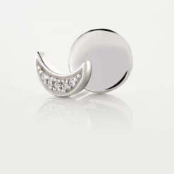 Boucles D'oreilles Dépareillées Lyana Argent Blanc Oxyde De Zirconium -Garmin Soldes FAOFBZW0YH view2