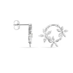 Boucles D'oreilles Pendantes Elinia Argent Blanc Oxyde De Zirconium -Garmin Soldes FAOFBZW1H0 view1