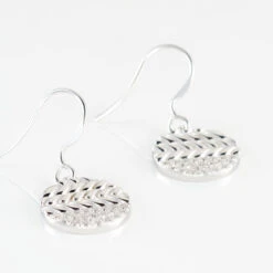 Boucles D'oreilles Pendantes Argent Henrick Oxydes De Zirconium -Garmin Soldes FAOFBZW1PN view2