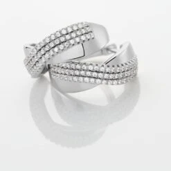 Créoles Amazigh Argent Oxyde -Garmin Soldes FAOFBZW1R9 view2