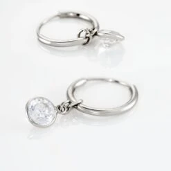 Créoles Argent Blanc Lehunnus Oxyde De Zirconium 7 Créoles Argent Blanc Lehunnus Oxyde De Zirconium -Garmin Soldes FAOFBZW1UZ view2