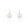 Boucles D'oreilles Pendantes Olivia Argent Rose Perle Culture Oxyde -Garmin Soldes FAOFRU2002 master