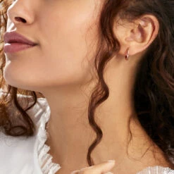 Créoles Argent Rose Olympia -Garmin Soldes FAOFRW0134 model1