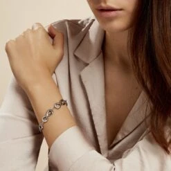 Bracelet Thuya Acier Blanc -Garmin Soldes FIBFBW0206 model0