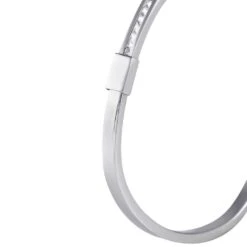 Bracelet Jonc Nagnouma Acier Blanc Oxyde De Zirconium 8 Bracelet Jonc Nagnouma Acier Blanc Oxyde De Zirconium -Garmin Soldes FIBFBZW003 view2