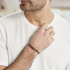 Bracelet Arjin Acier Tricolore -Garmin Soldes FIBH3W0003 model0