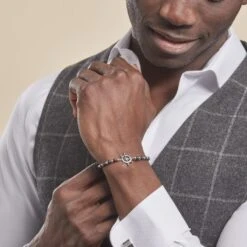 Bracelet Arsenius Acier Blanc Onyx 9 Bracelet Arsenius Acier Blanc Onyx -Garmin Soldes FIBHBNN001 model1