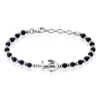 Bracelet Arris Acier Blanc Onyx