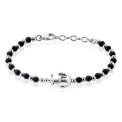 Bracelet Arris Acier Blanc Onyx