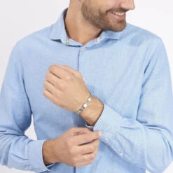 Bracelet Jonathan Acier Blanc -Garmin Soldes FIBHBW0073 view3