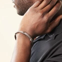 Bracelet Francois Acier Blanc -Garmin Soldes FIBHBW0591 model2