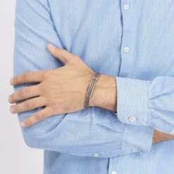 Bracelet Francois Acier Blanc -Garmin Soldes FIBHBW0591 view3