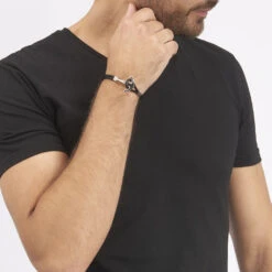 Bracelet Cedric Acier Blanc -Garmin Soldes FIBHBW0876 view3