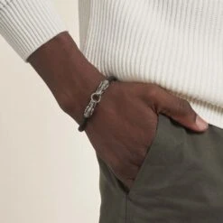 Bracelet Lacme Acier Blanc -Garmin Soldes FIBHBWN143 model1