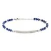 Bracelet Identité Acier Blanc Boules Sebastino Lapis Lazuli -Garmin Soldes FIBHBXB004 master