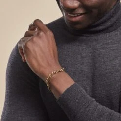 Bracelet Maille Acier Doré Virgil -Garmin Soldes FIBHJW0012 model0