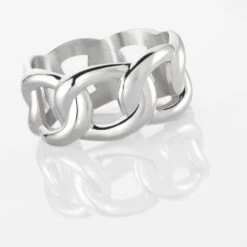 Bague Aissata Acier Blanc 12 Bague Aissata Acier Blanc -Garmin Soldes FIDFBW0348 view3