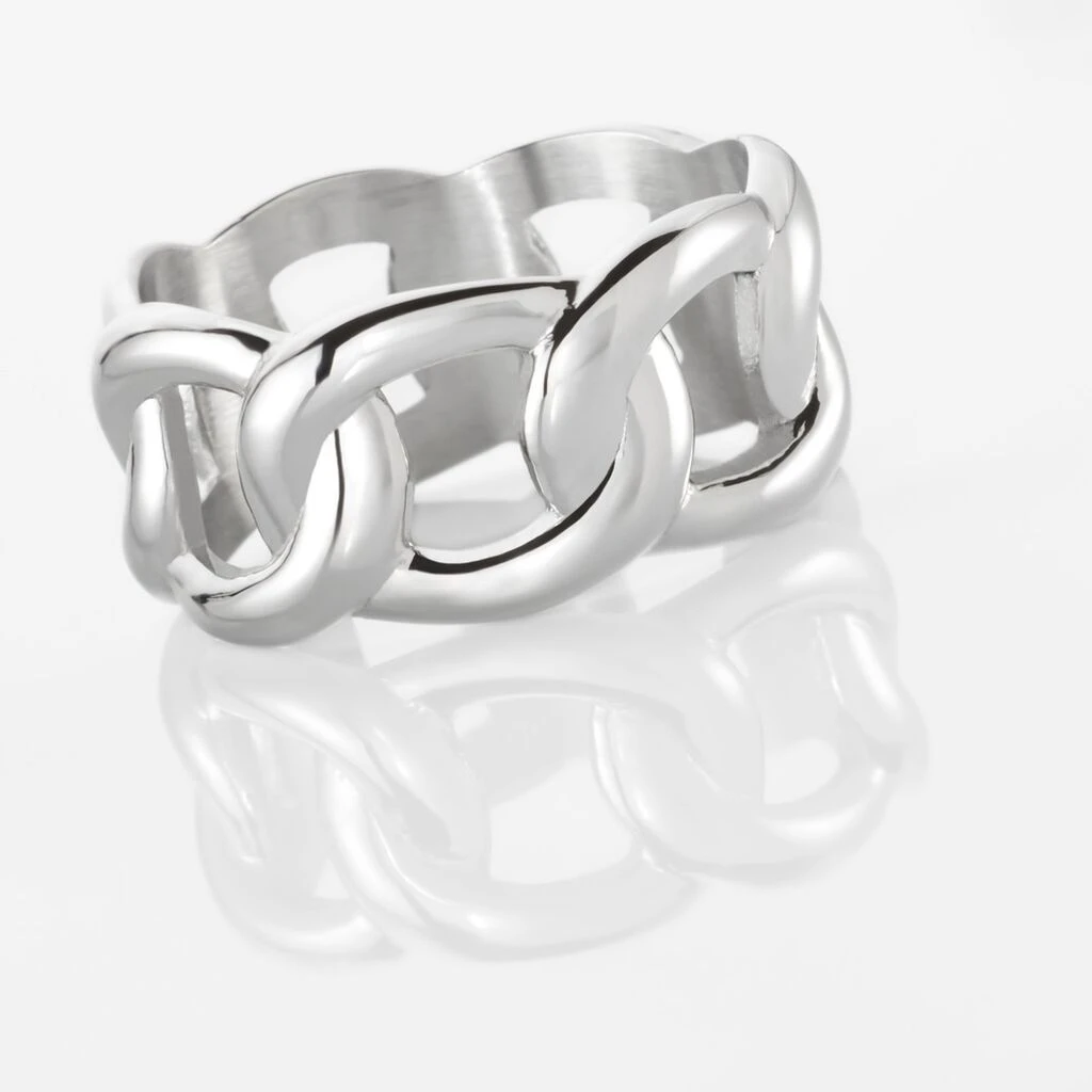 Bague Aissata Acier Blanc 6 Bague Aissata Acier Blanc – Image 4