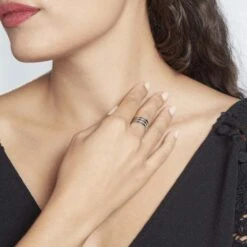 Bague Ajustable Abid Acier Blanc -Garmin Soldes FIDFBW0350 model0