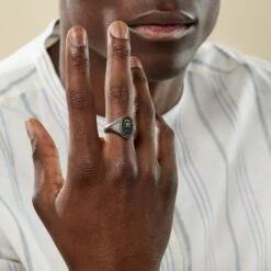 Bague Kaley Acier Blanc -Garmin Soldes FIDHBW0312 model0