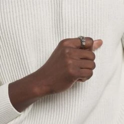 Bague Lacme Acier Blanc -Garmin Soldes FIDHBW0314 model0