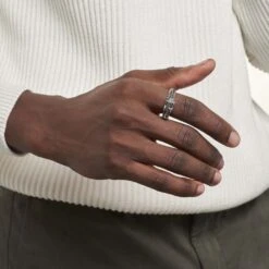 Bague Lacme Acier Blanc -Garmin Soldes FIDHBW0314 model1