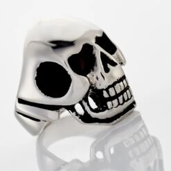 Bague Acier Blanc Et Noir Valentik -Garmin Soldes FIDHBW0319 view3