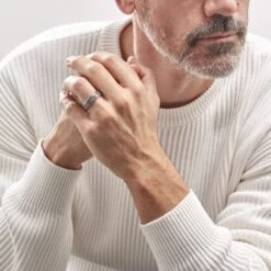 Bague Acier Blanc Gordon -Garmin Soldes FIDHBW0322 model0