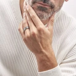 Bague Acier Blanc Gordon -Garmin Soldes FIDHBW0322 model1