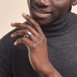 Bague Acier Blanc Walder -Garmin Soldes FIDHBW0325 model0