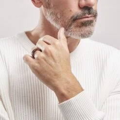 Bague Acier Noir Jakub -Garmin Soldes FIDHNW0027 model0