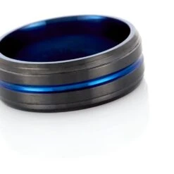 Bague Acier Noir Rick -Garmin Soldes FIDHNW0041 view3