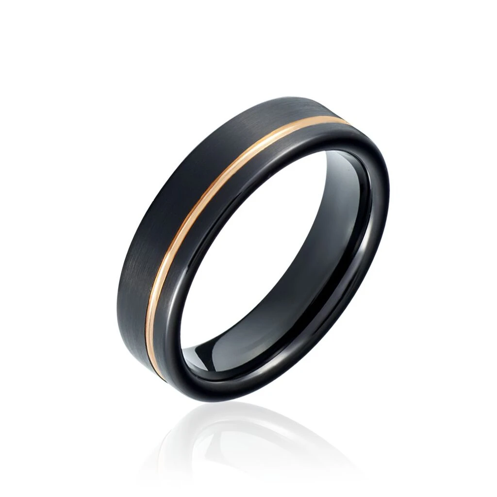 Bague Acier Noir Jacopo 3 Bague Acier Noir Jacopo
