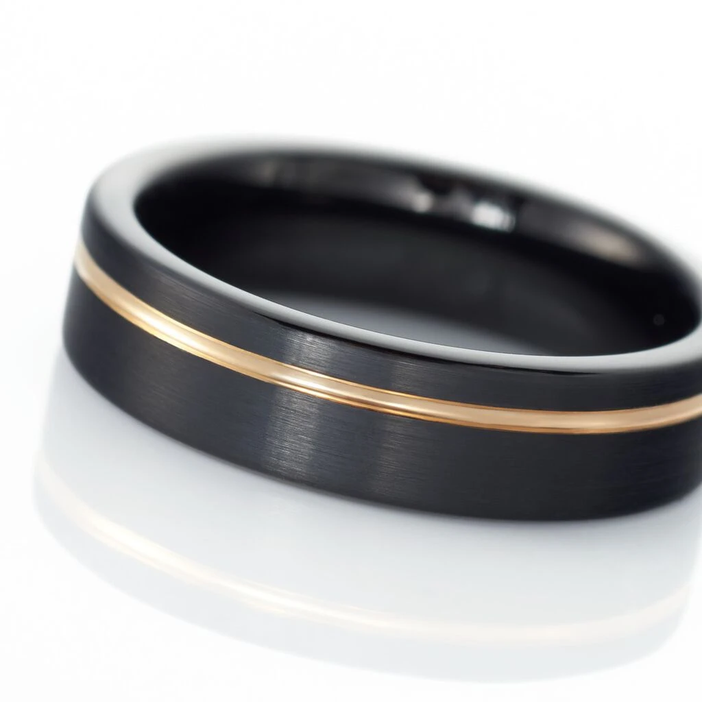 Bague Acier Noir Jacopo 6 Bague Acier Noir Jacopo – Image 4