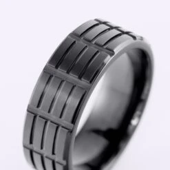 Bague Fabio Acier Noir -Garmin Soldes FIDHNW0333 view3