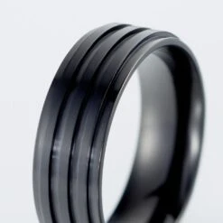 Bague Rico Acier Noir -Garmin Soldes FIDHNW0334 view3