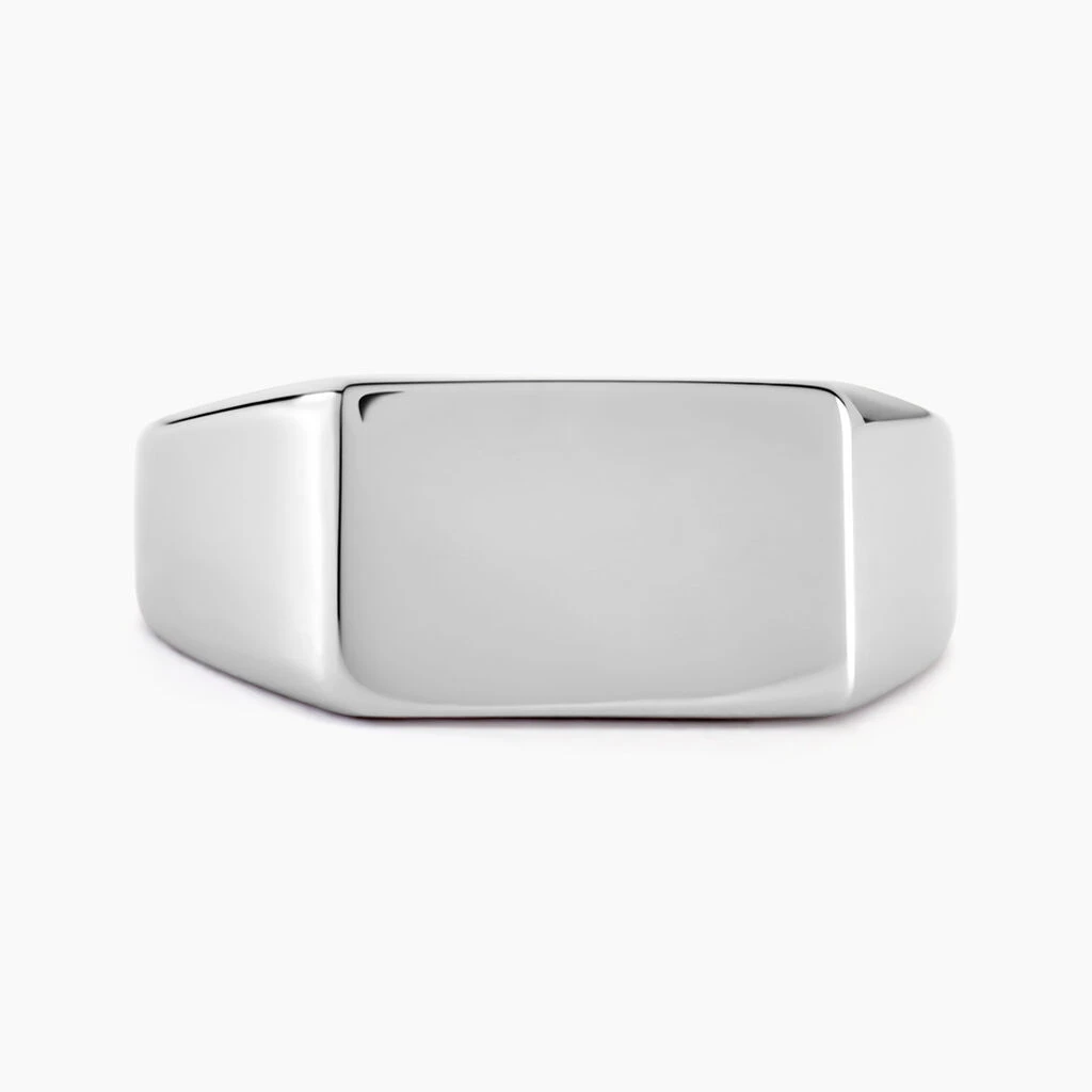 Chevalière Acier Gris Luciano 3 Chevalière Acier Gris Luciano