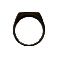 Chevalière Acier Noir Luciano -Garmin Soldes FIHHNW0043 view2