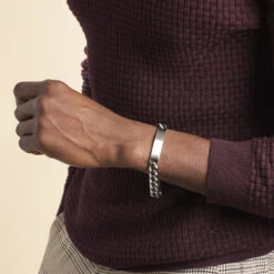 Bracelet Identité Esteban Acier Gris -Garmin Soldes FIIHGW0015 model0