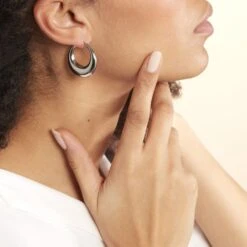 Créoles Creolia Acier Blanc -Garmin Soldes FIOFBW0064 model0