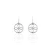Boucles D'oreilles Pendantes Tessa Acier Blanc