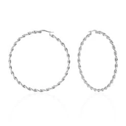 Creoles Acier Blanc Antonello