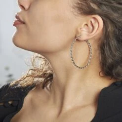 Creoles Acier Blanc Antonello -Garmin Soldes FIOFBW0327 model0