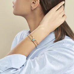 Bracelet Jonc Veina Plaqué Or Jaune Aventurine 8 Bracelet Jonc Veina Plaqué Or Jaune Aventurine -Garmin Soldes FQBFJAV002 model0