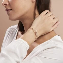 Bracelet Jonc Wandala Plaqué Or Jaune -Garmin Soldes FQBFJW0102 model0