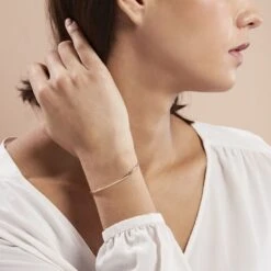 Bracelet Messaline Plaqué Or Jaune -Garmin Soldes FQBFJW0379 model0