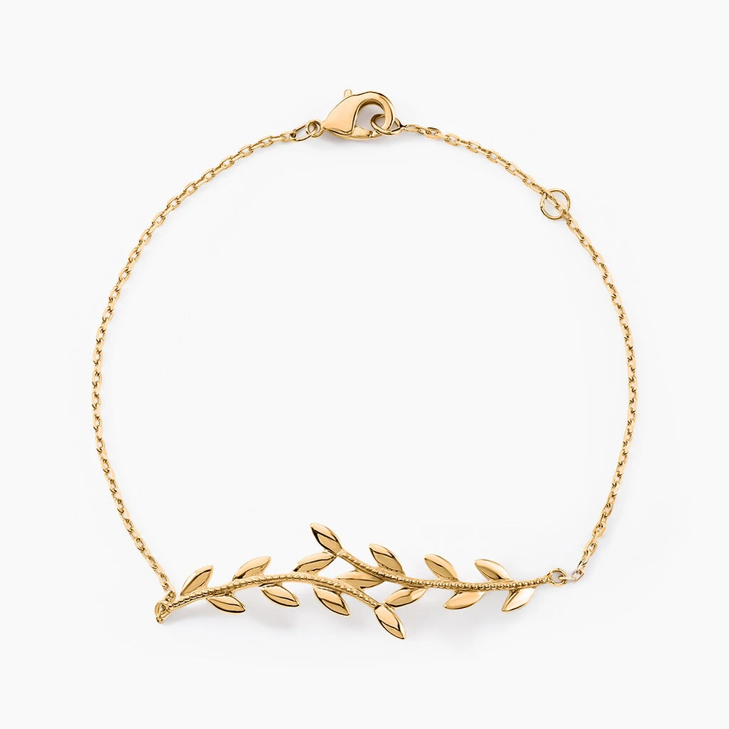 Bracelet Folia Plaqué Or Jaune 3 Bracelet Folia Plaqué Or Jaune