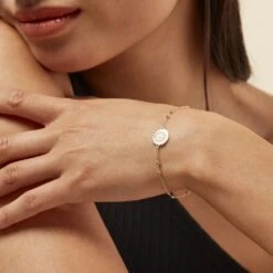 Bracelet Artea Plaqué Or Jaune Oxyde De Zirconium 9 Bracelet Artea Plaqué Or Jaune Oxyde De Zirconium -Garmin Soldes FQBFJZW355 model1