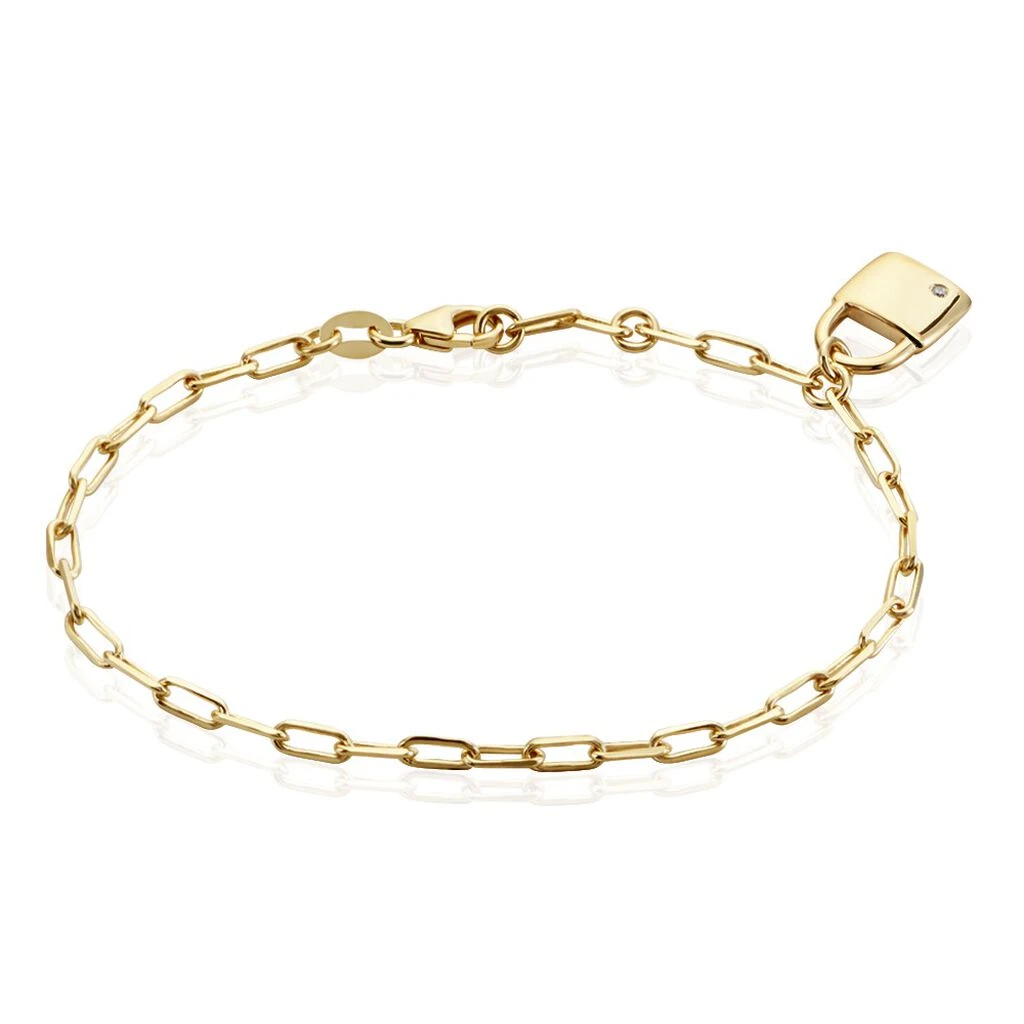 Bracelet Plaqué Or Guirec Oxyde De Zirconium 3 Bracelet Plaqué Or Guirec Oxyde De Zirconium