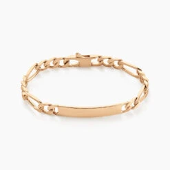 Bracelet Identité Bixente Plaqué Or Jaune